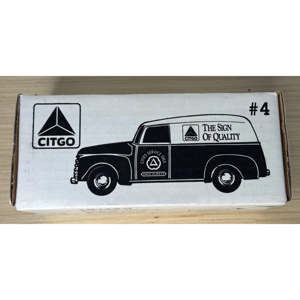 ERTL 1950 Chevy Panel Delivery Truck CITGO #4 Locking Coin Bank 9873 BNIB